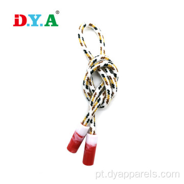 Misture o cordão de cordas de cor de poliéster com dicas de plástico